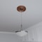 Ekena Millwork Cole PVC Ceiling Medallion (Fits Canopies up to 4 1/4"), Brght Coat Copper, 13"OD x 3 1/2"ID x 3/4"P CMP13COBCO - alternate 7